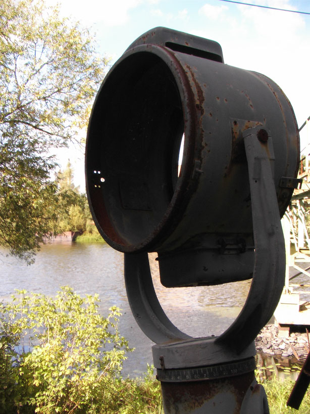 rusting searchlight