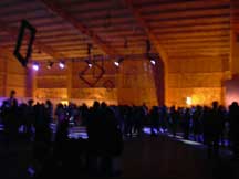 dance floor at cirque party