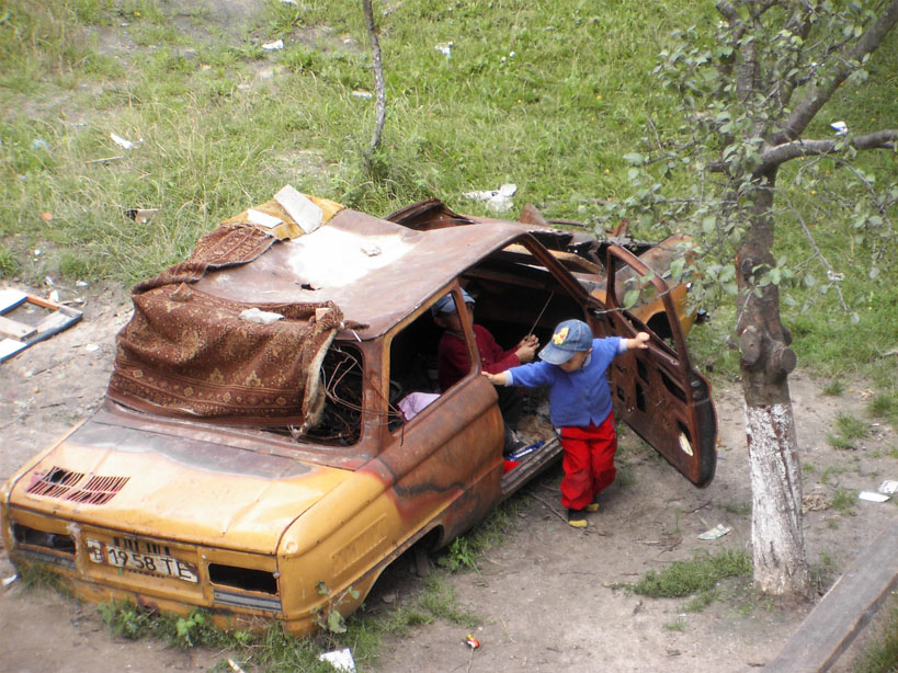 kids playing outside